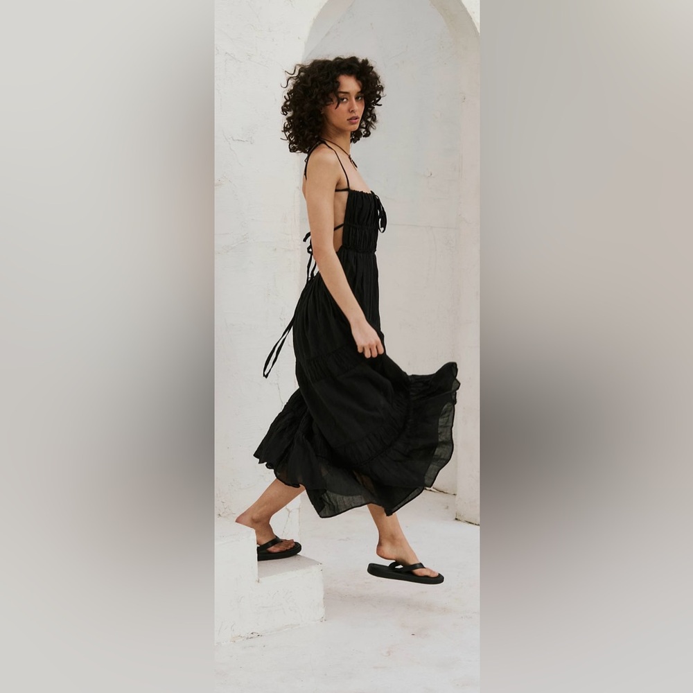 Free People Black Maxi Dress